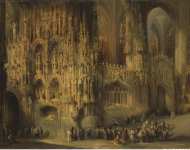 Perez de Villaamil Genaro Interior of San Miguel in the City of Jerez Andalusia  - Hermitage
